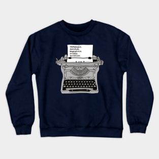 Ron Swanson Typewriter Crewneck Sweatshirt